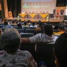 Con socios, hinchas y jugadores por los 98 años del club amarillo.