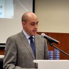 Autoridad.- Julio José Prado, ministro de Producción, en la celebración por el Día Mundial del Atún, en Guayaquil.