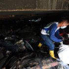 Labor. Para el desalojo se requirieron de siete viajes.