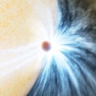 Impresión artística de un planeta rozando la superficie de su estrella, al que acabará por engullir.