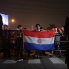 Personas se manifiestan contra un supuesto fraude electoral, en Asunción (Paraguay), en una fotografía de archivo.