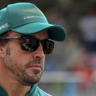 Fernando Alonso, durante el fin de semana en Bakú.