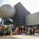 Taipei (Taiwan), 04/05/2023.- Star Wars fans en las afueras del Taipei Performing Arts Center durante la celebración del Star Wars Day.