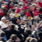 Imagen de archivo del papa Francisco en el Vaticano.