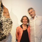 La artista acompañada de Jeff Braverman.