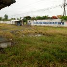 Una de las escuelas rurales del norte de la provincia de Los Ríos, con afectaciones por las lluvias.