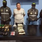El agente de la CTE fue detenido en el operativo.