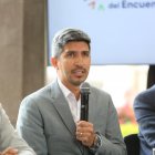 El director del SRI, Francisco Briones, en rueda de prensa en meses pasados.