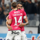 Foto de archivo de jugadores de Independiente del Valle.