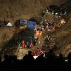 Personal de rescate realiza sus labores