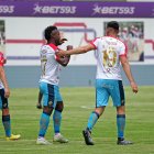 Maicon Solís (c) marcó el gol de la victoria de El Nacional sobre Mushuc Runa.