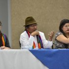 Acción. Guillermo Churuchumbi acudió hasta el CNE para pedir que se inscriba oficialmente su nombre como coordinador.