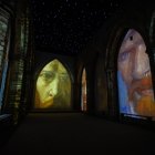 Imagen referencial de una de los exposiciones del pintor, las cuales ya han sido presentadas en varios países del mundo.