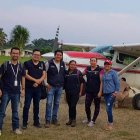 Foto de marzo de 2019 del entonces personal médico del MSP que atendía en el centro de salud de Lorocachi, Pastaza, sitio al que solo se llega en avioneta