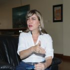La asambleísta Geraldine Weber en un entrevista pasada.