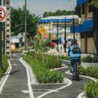 La II fase del Proyecto Delta cuenta con un nuevo tramo de ciclovía de 800 metros de largo..