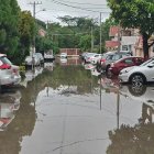 Muchas calles quedan completamente inundadas en La Puntilla