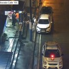 La Policía en uno de los llamados de emergencia de la comunidad de Colinas de la Alborada.