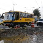Antes. Así estaba la avenida previo a los trabajos