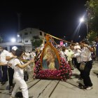 Los peregrino salieron desde la iglesia Nuestra Señora de la Alborada y llegaron al santuario de Schoenstatt.