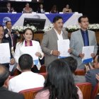 En el acto estuvo presente Diana Aramaint, presidenta del CNE.