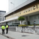 La diligencia se realiza en la sala 206 del Complejo Judicial Norte.