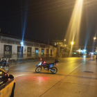 Agentes policiales y de tránsito llegaron al sitio luego del ataque