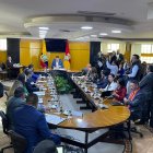 Primera sesión del concejo cantonal en Cuenca, presidido por el nuevo alcalde Cristian Zamora.