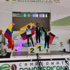 Kelin Jiménez se consagró como triple medallista del torneo.
