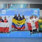El team Ecuador logró una destacada participación en el torneo.