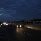 Situación. Al caer la noche, las luminarias que se levantan por el lado de Guayaquil no encienden desde hace algunos meses. La comunidad espera una intervención.