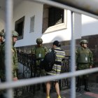 El Palacio de Carondelet se encuentra militarizado, igual que la asamblea nacional.