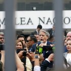 PRESIDENTE DE LA REPUBLICA GUILLERMO LASSO LLEGO HASTA LA ASAMBLEA NACIONAL PARA SU DEFENSA EN EL JUCIO POLITICO LLEVADO POR LOS ASAMBLEISTA 16 de MAYO 2023 ANGELO CHAMBA Agencia (ag-expreso ag-extra ag-quito) ag-periodistas