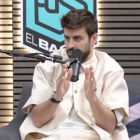 Gerard Piqué en una de las transmisiones de la Kings League por medio de Twitch, canal de streaming.