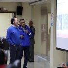 Reunión. El alcalde capitalino Pabel Muñoz asistió este jueves al ECU-911 a una reunión en la que se abordó el tema de riesgos y desastres.