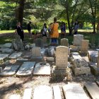 Huella. Tumbas en el Mount Zion,  uno de los cementerios más antiguos de Washington, con personas que nacieron y murieron esclavas.