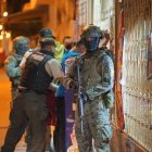 Intervención. La Policía Nacional realizó un operativo tras el evento suscitado y capturó a los posibles responsables