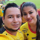 La pareja se encontraba en el restaurante cuando ocurrió la balacera.