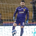 Víctor Mendoza, estará en el arco de Barcelona ante Bolívar.