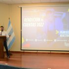 Pablo Arosemena, ministro de Economía y Finanzas, en el evento de rendición de cuentas 2022.