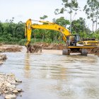 Acción. En Los Ríos hay trabajos para disminuir la intensidad del afluente.