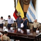 En le municipio de Guayaquil se dio la firma del convenio interinstitucional.