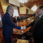 El presidente Guillermo Lasso le dio la bienvenida al exasambleísta socialcristiano