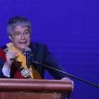 Guillermo Lasso, presidente de Ecuador, en su informe a la nación del 24 de mayo de 2023.
