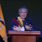 Informe. El presidente rindió cuentas de su segundo año en el auditorio de la plataforma social.