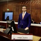Daniel Noboa, hijo de Álvaro Noboa, anuncia su candidatura.