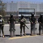 La Asamblea Nacional permanece militarizada tras la decisión del presidente Guillermo Lasso de disolverla, el 17 de mayo pasado.