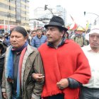 Los integrantes de la Conaie pusieron una serie de condiciones para que el presidente de la organización, Leonidas Iza, opte por una candidatura.