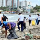 La ciudadanía se unió en una minga la tarde del jueves 25 mayo y este 26 de mayo.