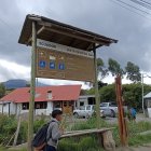 Toacaso. Un cartel turístico ubica a la ruta Qhapaq Ñan en el pueblo.